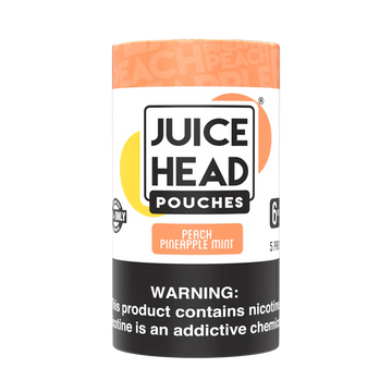 JUICE HEAD POUCHES - Peach Pineapple Mint - 5-Pack | Pouch Buzz