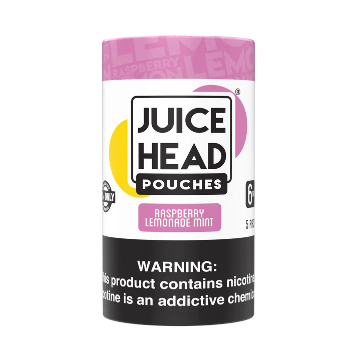 JUICE HEAD POUCHES - Raspberry Lemonade Mint - 5-Pack | Pouch Buzz