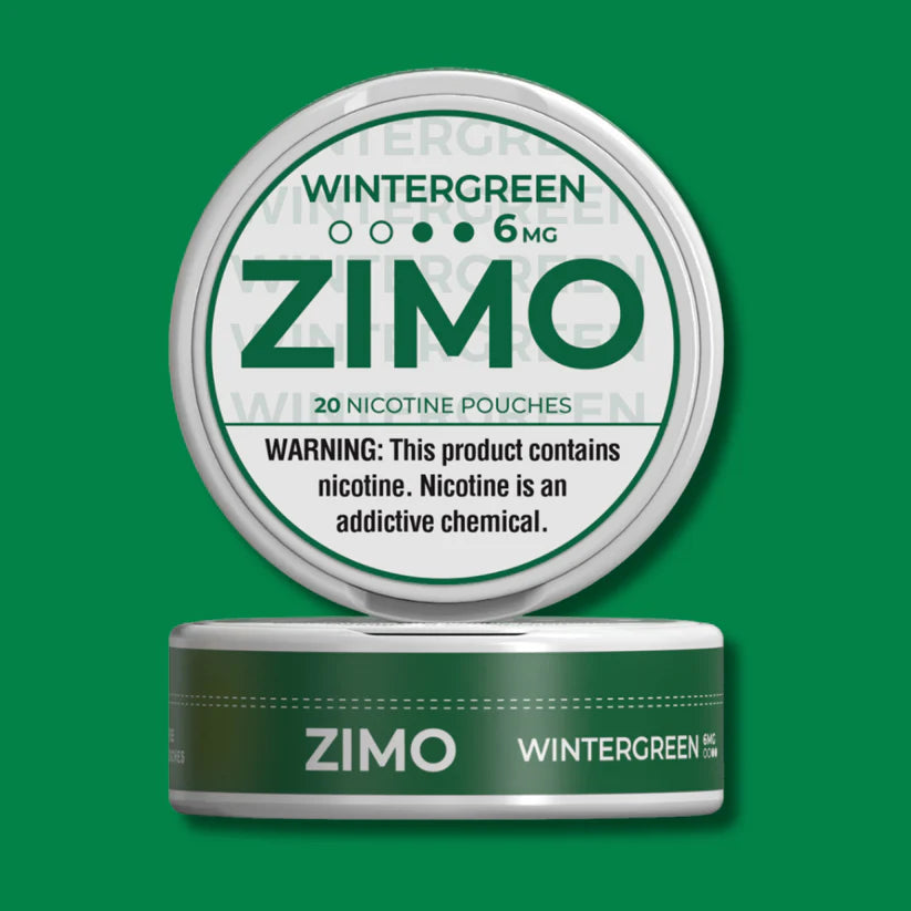 Zimo Wintergreen Nicotine Pouches - 5 Pack | Pouch Buzz